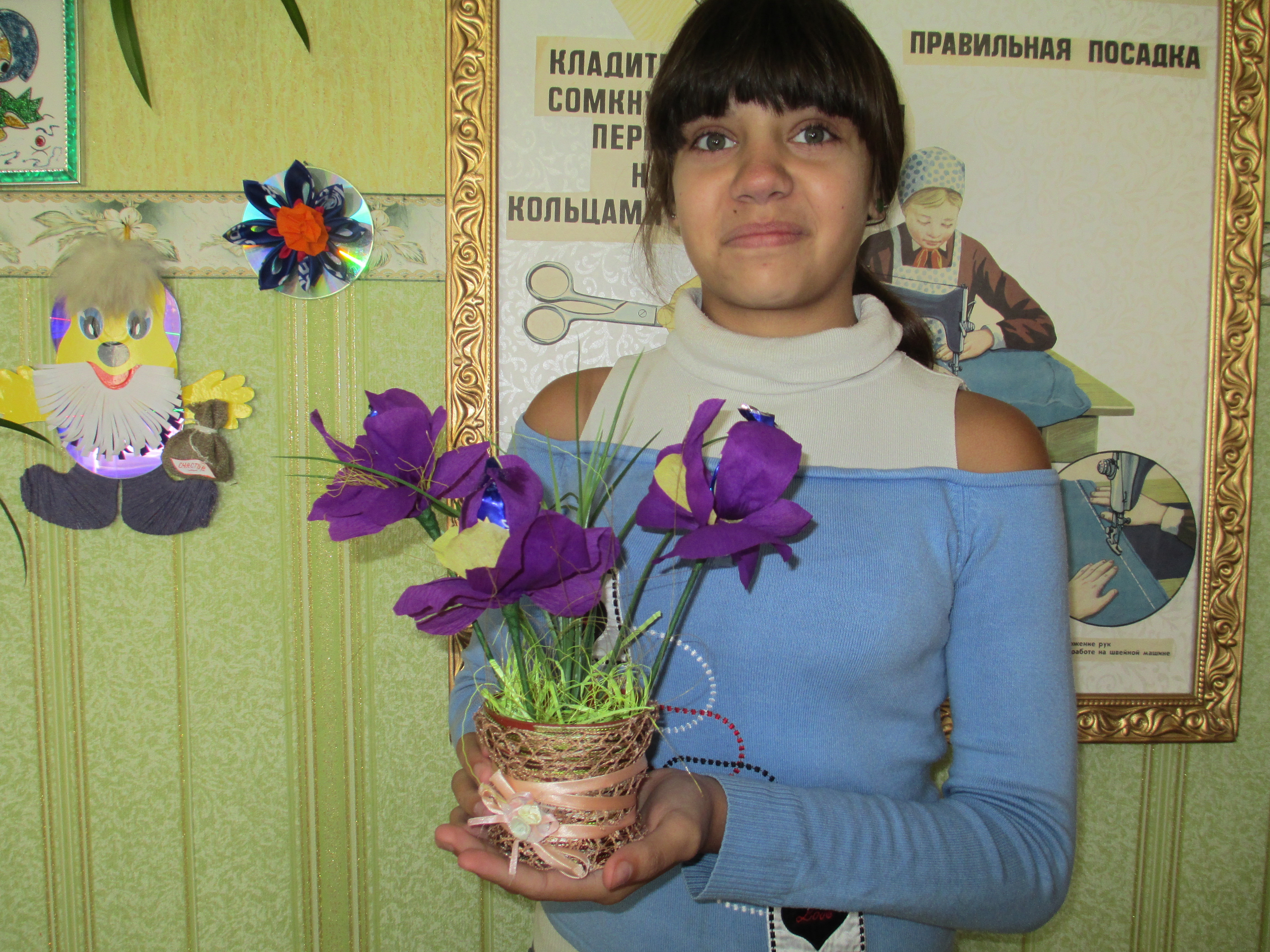 Ладюкова К. 9 кл. Топиарии из гофрированной бумаги